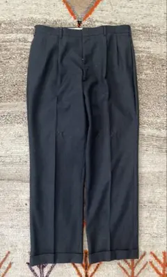 USA製Brooks Brothers ウール ツータック ワイドスラックス35 - メルカリ