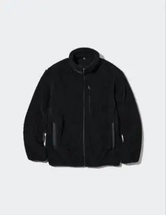 新品　ユニクロ　防風ボアフリースジャケット　XL ブラック　黒　ボアジャケット