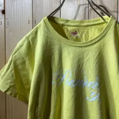 ss4983 puma プーマ 半袖Tシャツ 黄色 イエロー L