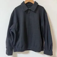 UNIQLO ユニクロ ブラッシュドジャージーオーバーサイズブルゾン Sのサムネイル