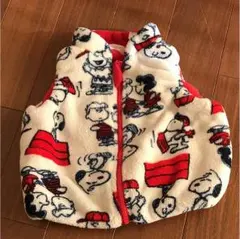 スヌーピー   フリースベスト