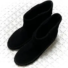 B.L.U.E スウェードブーツ 黒 Mサイズ