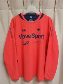 DESCENTE Move Sport 長袖Tシャツ オレンジ