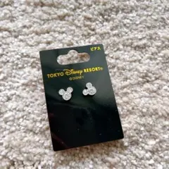 ディズニー ピアスセット ミッキー フェイス シルバー 2