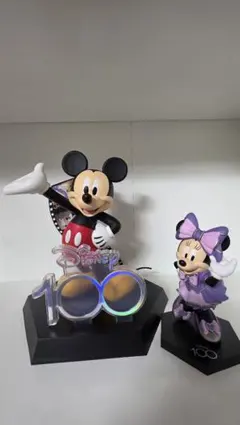 ディズニー100周年 ミッキー ミニー フィギュアセット