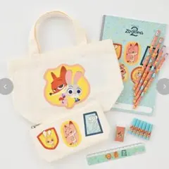 【新品】ズートピア トートバッグ ステーショナリー7点 文具セット