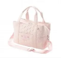 メゾピアノママ ウサギアップリケマザーズバッグショルダー付新品未使用　1点のみ