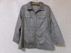 96257　里麻　ライナー付きジャケット　ベージュ　１１R