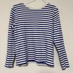 AMERICAN HOLIC ブルーストライプ長袖Tシャツ S