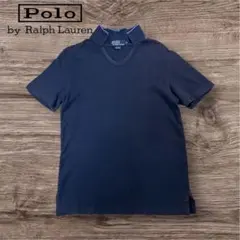 Polo by Ralph Lauren ネイビー VネックポロY2K 00s