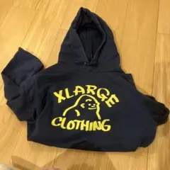 X-LARGE ネイビー パーカー Mサイズ