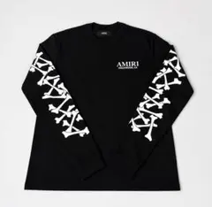 AMIRI ボーンプリント ロングスリーブTシャツ ブラック - メルカリ