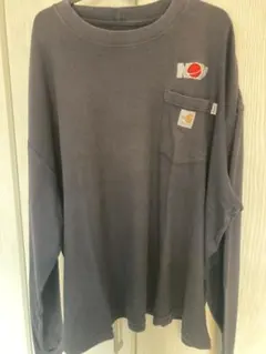 Carhartt ロンT 一品物　企業ロゴ付き
