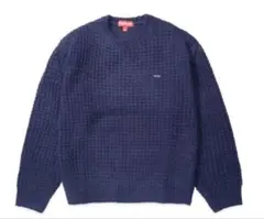 Supreme Small Box Waffle Sweater "Navy"のサムネイル