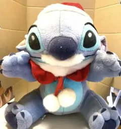 ディズニー　プライズ　スティッチ　スーパージャンボクリスマススタイル ぬいぐるみ