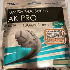 大特価！GOSENゴーセンUMISHIMA AK PRO 16GA テニスガット