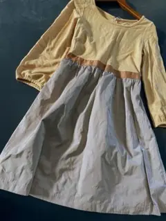 新品タグ付き★ナチュラルビューティーベーシック膝丈ワンピース