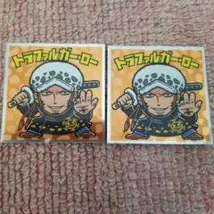 ワンピースマンチョコ　トラファルガー・ロー　2枚セット　p1