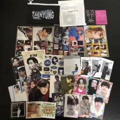 BTS V テヒョン マスタニム 韓国製作者 ポーチ トレカ ポストカード
