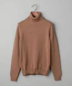 ZANONE ミドルゲージ　タートルネック　キャメル　46 ニット　セーター