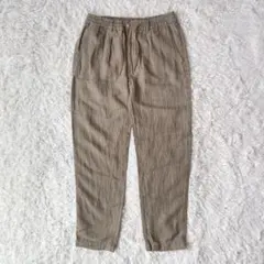 D834 00s Eddie Bauer イージーパンツ 麻100 XL バギー - メルカリ