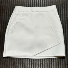 アディダス ダンボールニット ラップスカート レディース ホワイト XS