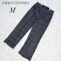 エマクローズ/テーパードパンツ/チノパン/総柄/グレー/M