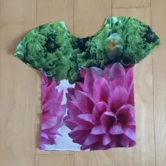 イッセイ　ミヤケ　me 花柄 半袖Tシャツのサムネイル