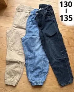 【3枚セット】H&M パンツ 130 135 キッズ まとめ売り