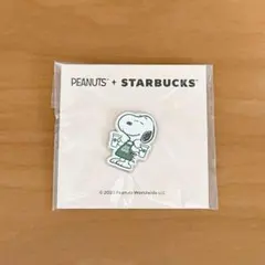 スタバ　スヌーピー　ピンバッジ