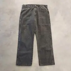 ラングラー 13MWZ W36 ブラックデニム 黒 古着 90s 19075