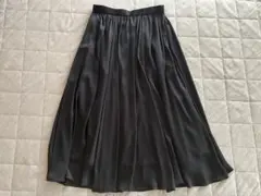 sale＊23区　ロングスカート　黒＊ゴム入＊手洗い可＊40