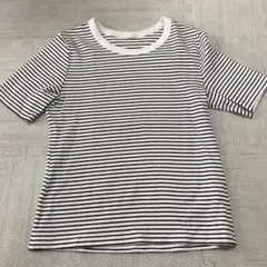 GU ボーダー 半袖 Tシャツ Mサイズのサムネイル