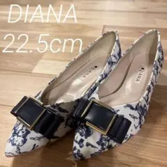 【美品】DIANA(ダイアナ)/フラットパンプス