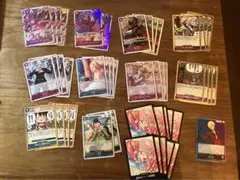 ワンピースカード 青紫サンジ デッキパーツ ドンカード付き(しらほし)