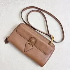 VALENTINO ヴァレンティノ ショルダーウォレット 長財布 ゴールド 斜め