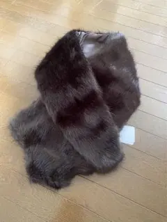 ティペット　エコファー　フェイクファー　新品　　マフラー　106センチ