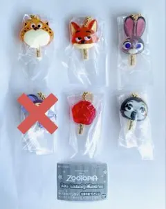 ズートピア アイスキャンディチャーム セミコンプリートセット