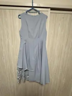 水色　ノースリーブ ドレス