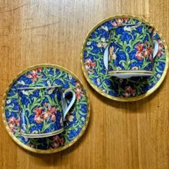【未使用】ウィリアムモリス　皿　アイリス　ニッコー　プレート　小皿　お上品　レア ニッコー ウィリアム モリス アイリス カップ&ソーサー 2客 ペア
