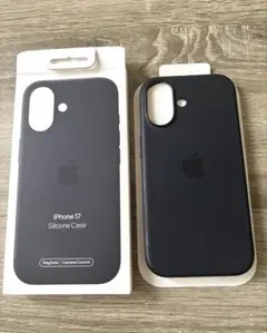 Apple iPhone 17 シリコーンケース MagSafe対応　ブラック