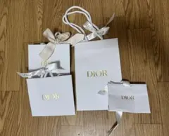 Dior ホワイトショップ袋セット