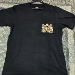 UNIQLO UT ブラック Tシャツ ポケット付き サイズ S