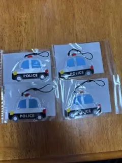 パトカー　反射材　キーホルダー　リフレクター