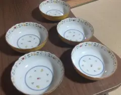 【たち吉】（未使用）花柄 小鉢 5客セットのサムネイル