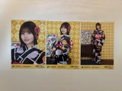 乃木坂46 中西アルノ 浴衣2026 生写真 3種コンプのサムネイル