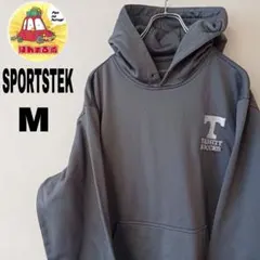USA古着 SPORTTEK スポーツパーカー　M グレー
