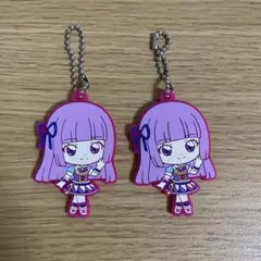 アイカツ 氷上スミレ ガチャガチャ ストラップ 2個