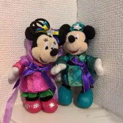 ミッキー・ミニー キーホルダー 10cm