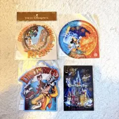 ディズニーリゾート ステッカー ポストカード セット